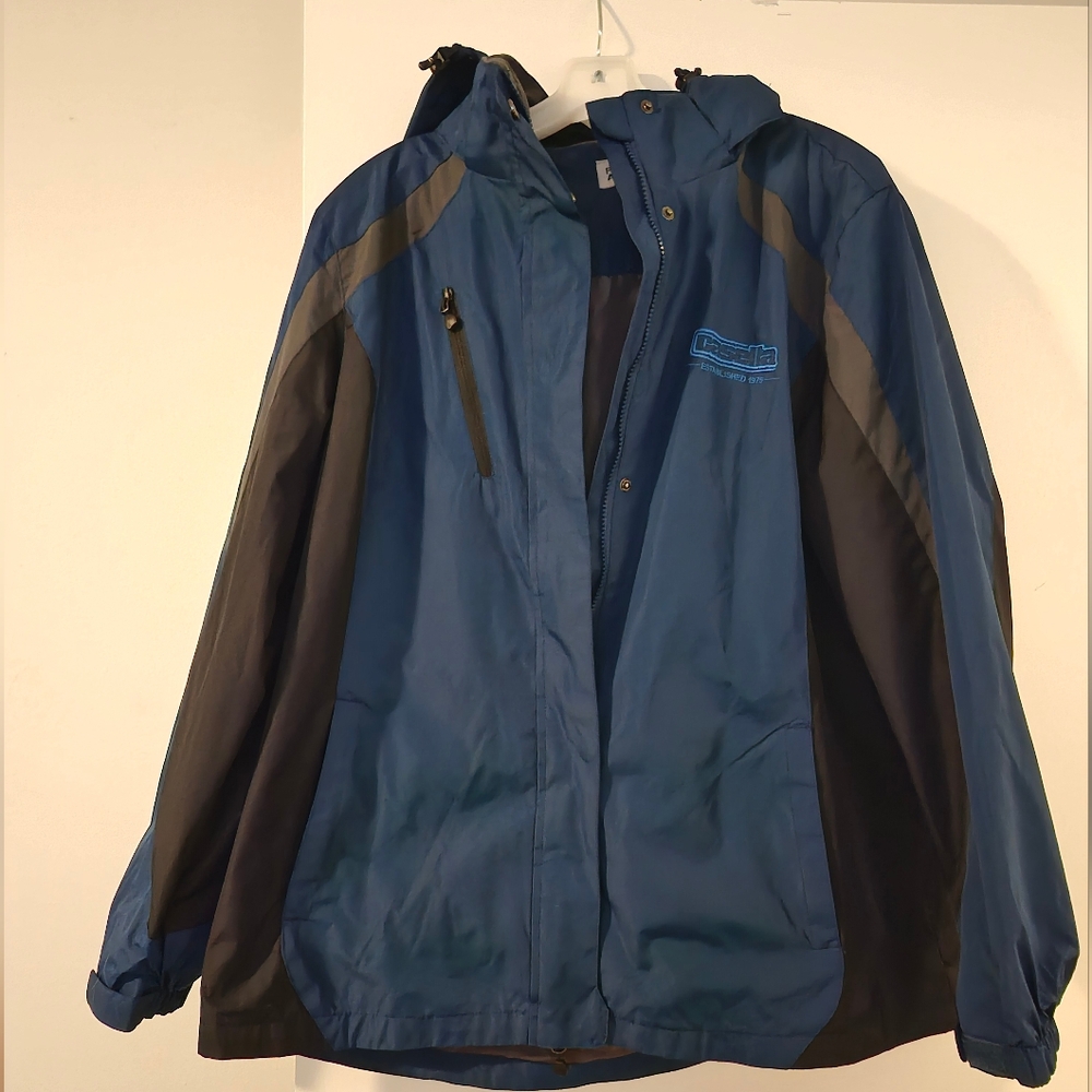 Blue and Black 3-in-1 Hooded Jacket